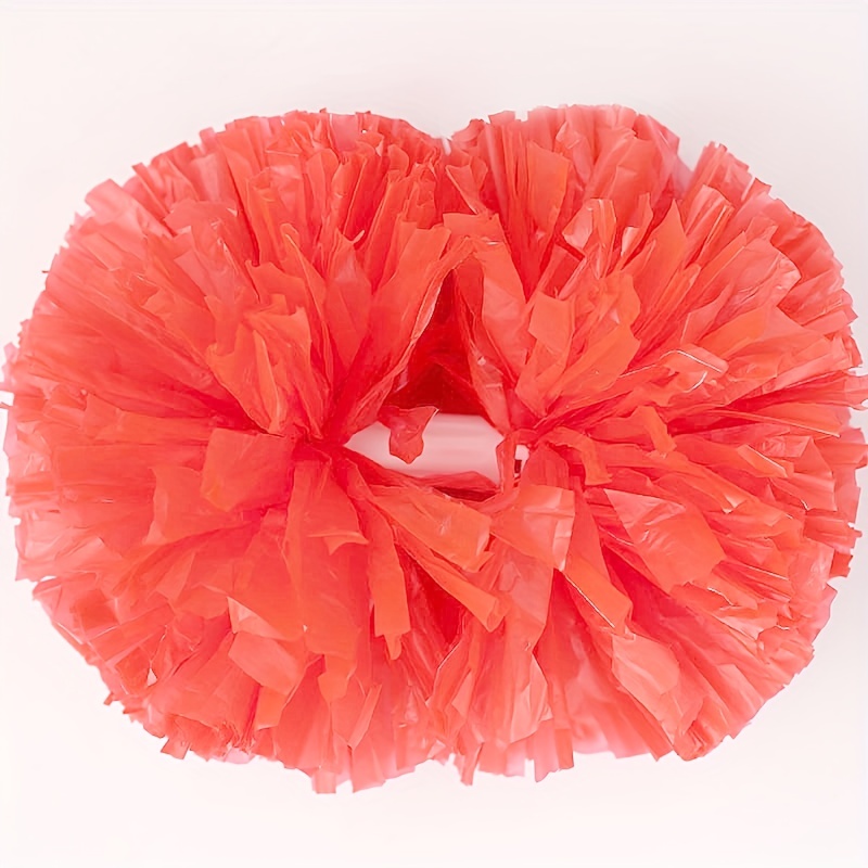 Large Coral Poms, Coral Party Decorations
