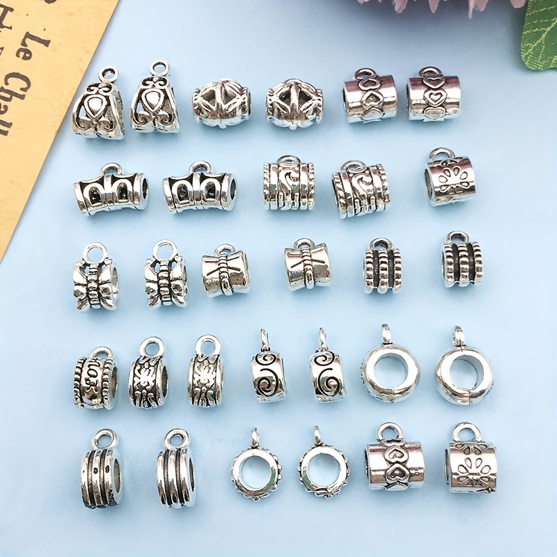 Spacer Beads and Charms for Pandora Charm Bracelets - Antique