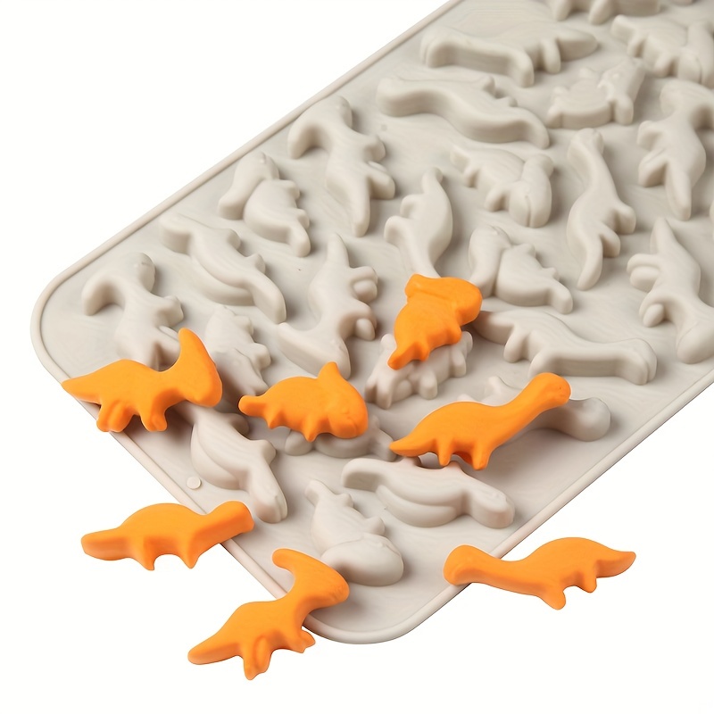Dinosaur Baking Mold Tray Silicone Dinosaur Soap Moulds for Making Jello  Dinosaur Cake Pan Candy Molds Cake Decoration 