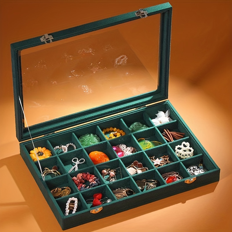 Free Shipping Jewelry Display Velvet Tray Necklace Box Pendant Jewelry Case  Jewelry Storage Organizer