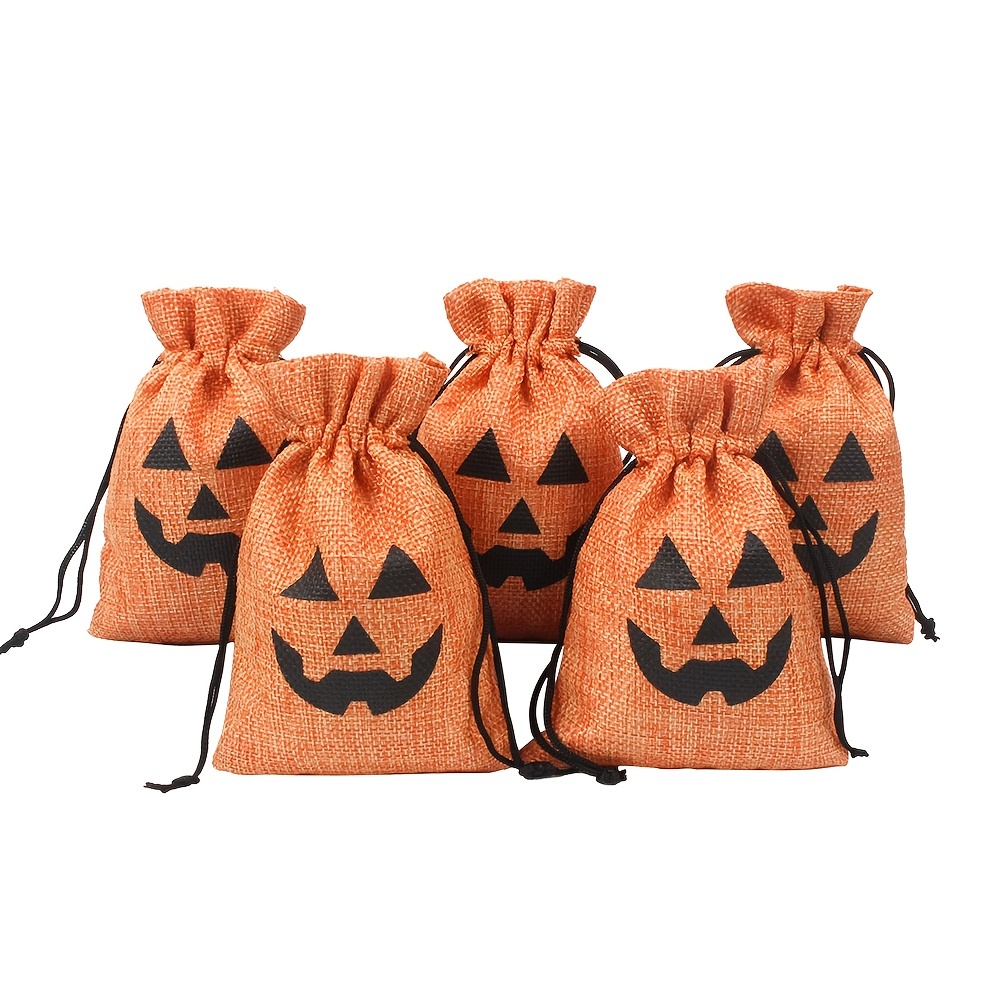  Halloween Decorations Pumpkin Candy Bags Halloween