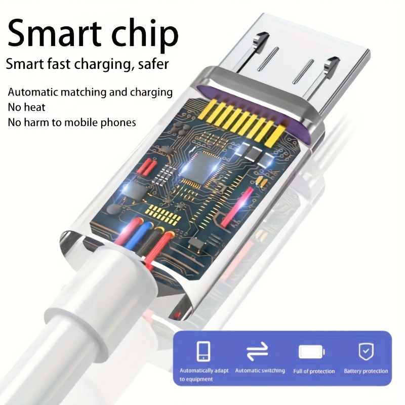 Téléphones Android données Chargeur Micro USB câble de 95cm en aluminium