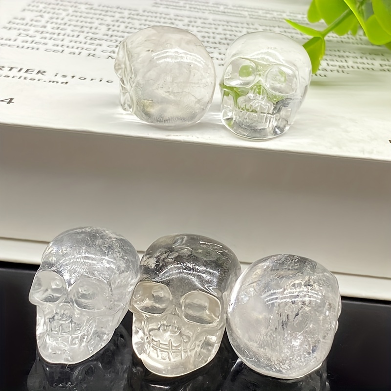 Natural High Crystal Carving Skull for Table Decoration & Healing