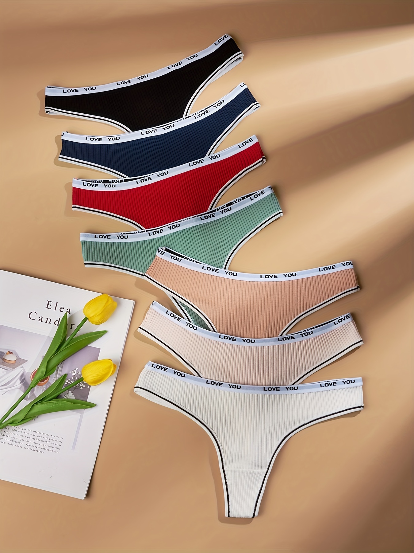 Cotton Panties for Women Pack Briefs Lingerie Low-waist Pieces