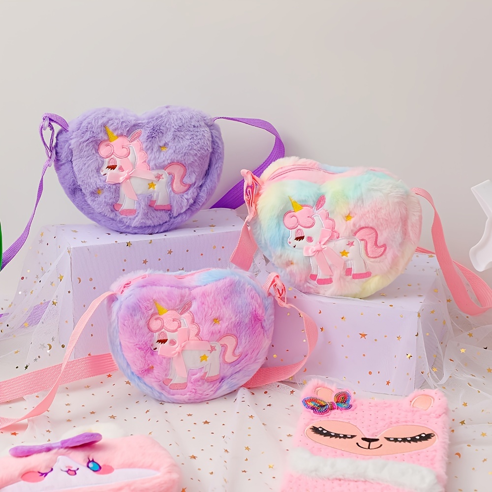  Unicorn Toddler Tote Bag Colorful Plush Princess Cute Unicorn Crossbody  Handbags for Girls (Pink) : Clothing, Shoes & Jewelry