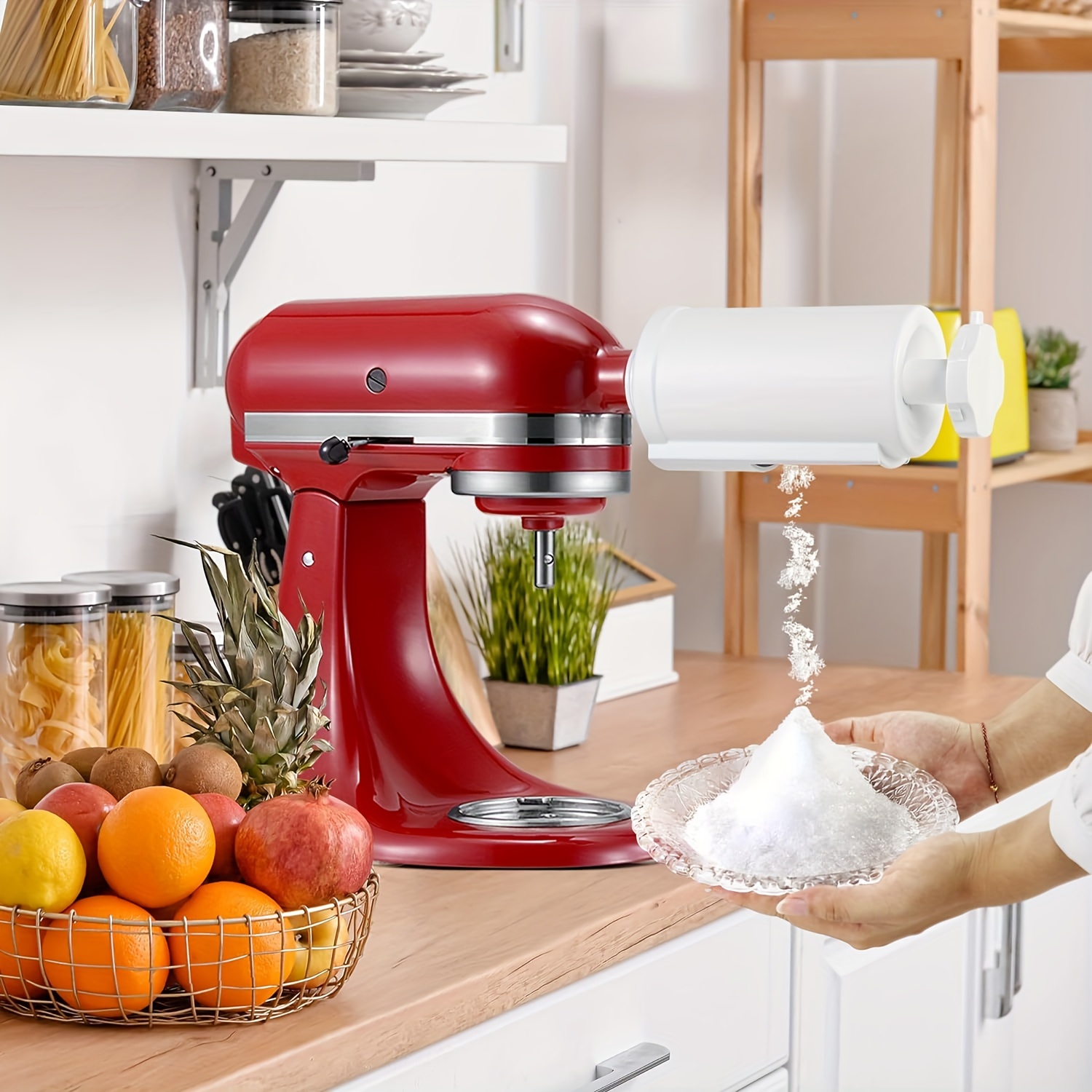 Kitchenaid Vertical Mixer Shaving Ice Accessories, Equipped With 8 Ice  Molds, Ice Shaver Accessories, Snow Cone Accessories/making Machine Can Be  Manually Washed, And Cannot Be Placed In The Dishwasher (excluding  Machine/mixer) 