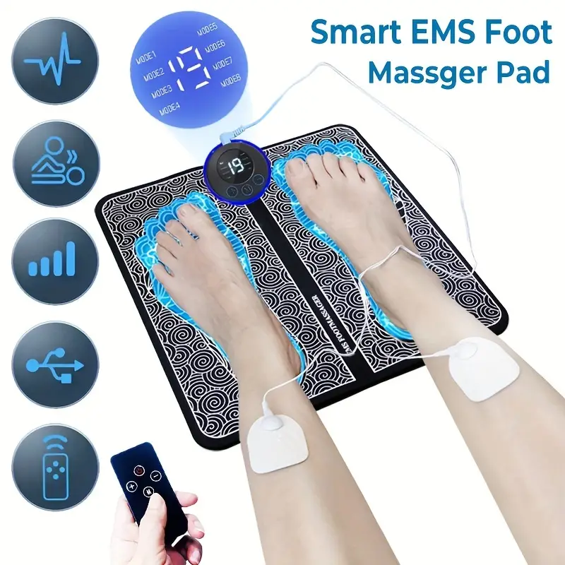 1pc Electric Foot Massager Pad, Relax Your Muscles, foot massage tool for  home office use
