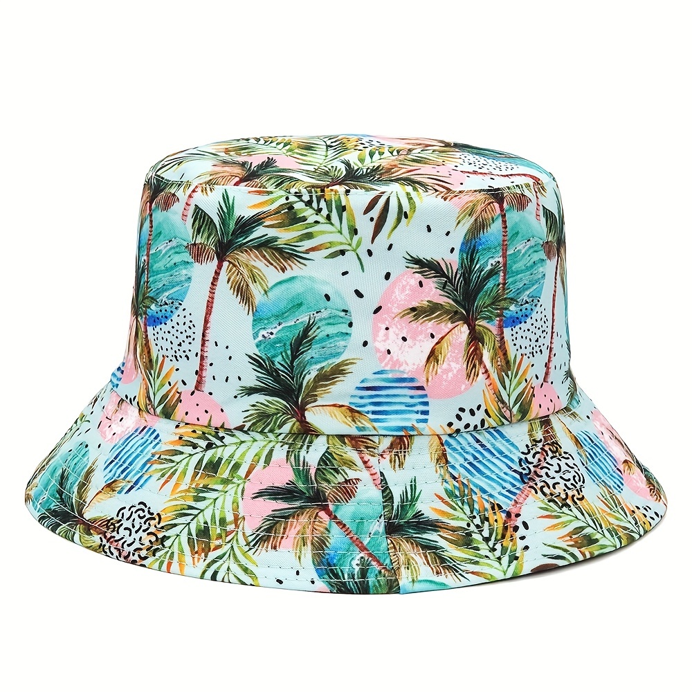 Blue Jay Bird Bucket Hat Travel Beach Sun Fisherman Cap for Men Women