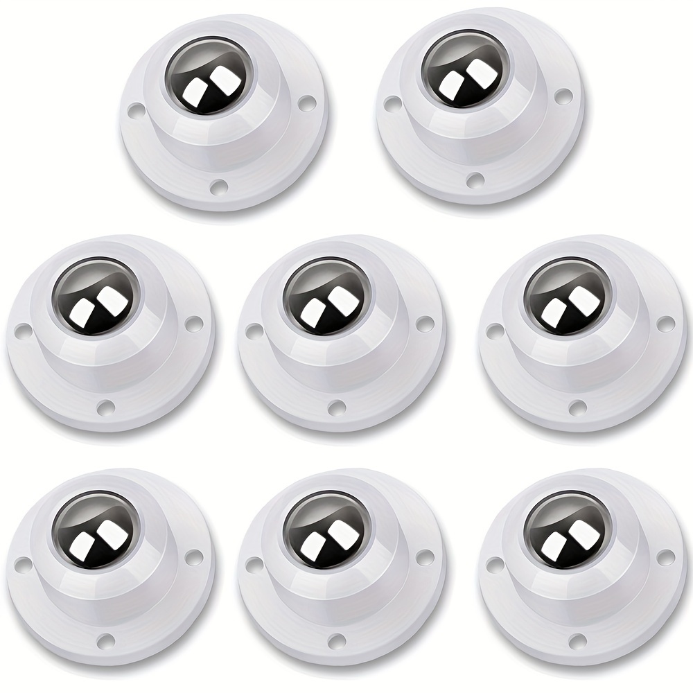 4/8pcs Self Adhesive Casters Mini Swivel Wheels For Furniture Heavy Duty  Appliance Wheels, 1 Inch Low Profile Small Casters For Kitchen  Appliances/storage Box, Load Capacity 28lbs Per Wheel