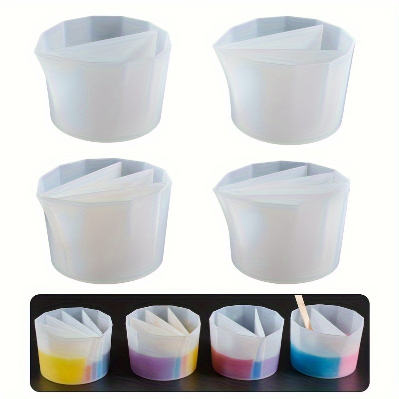 Resin Split Cup Silicone Portion Cup Silicone Split Cups - Temu