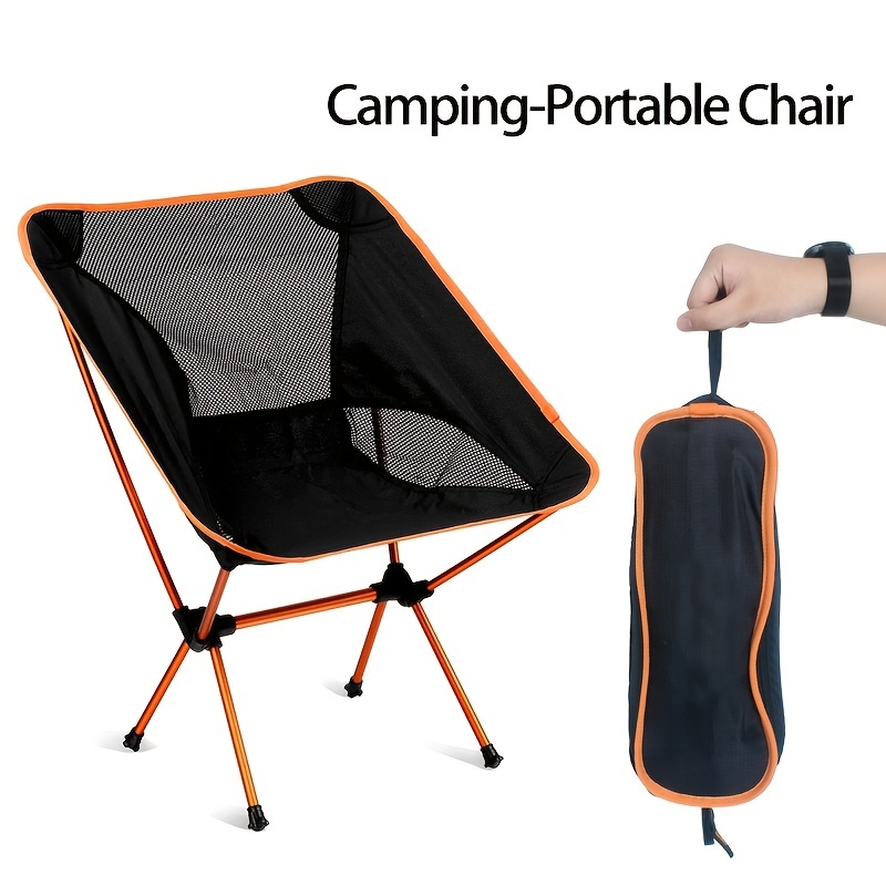 1pc Ultralight Portable Folding Chair For Outdoor Activities Durable  Aluminum Alloy Frame Perfect For Fishing Camping And Hiking, Check Out  Today's Deals Now