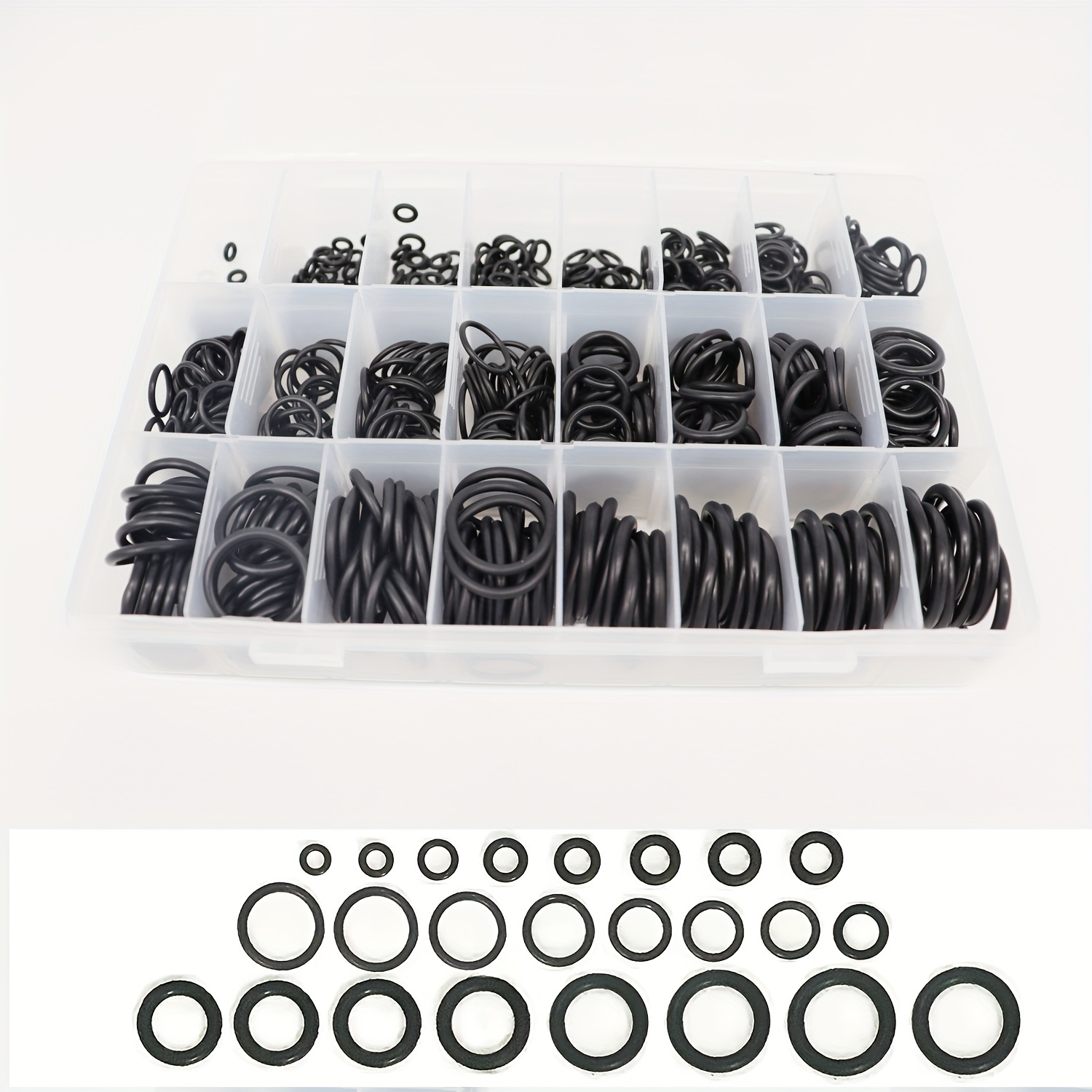 75–250 Stück Verpacktes Nitril-Silikon-Gummi-O-Ring-Reparatur-Set