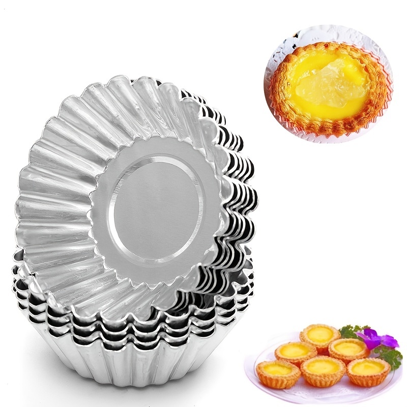 Small Aluminum Foil Baking Pans Egg Tart Molds Pudding - Temu