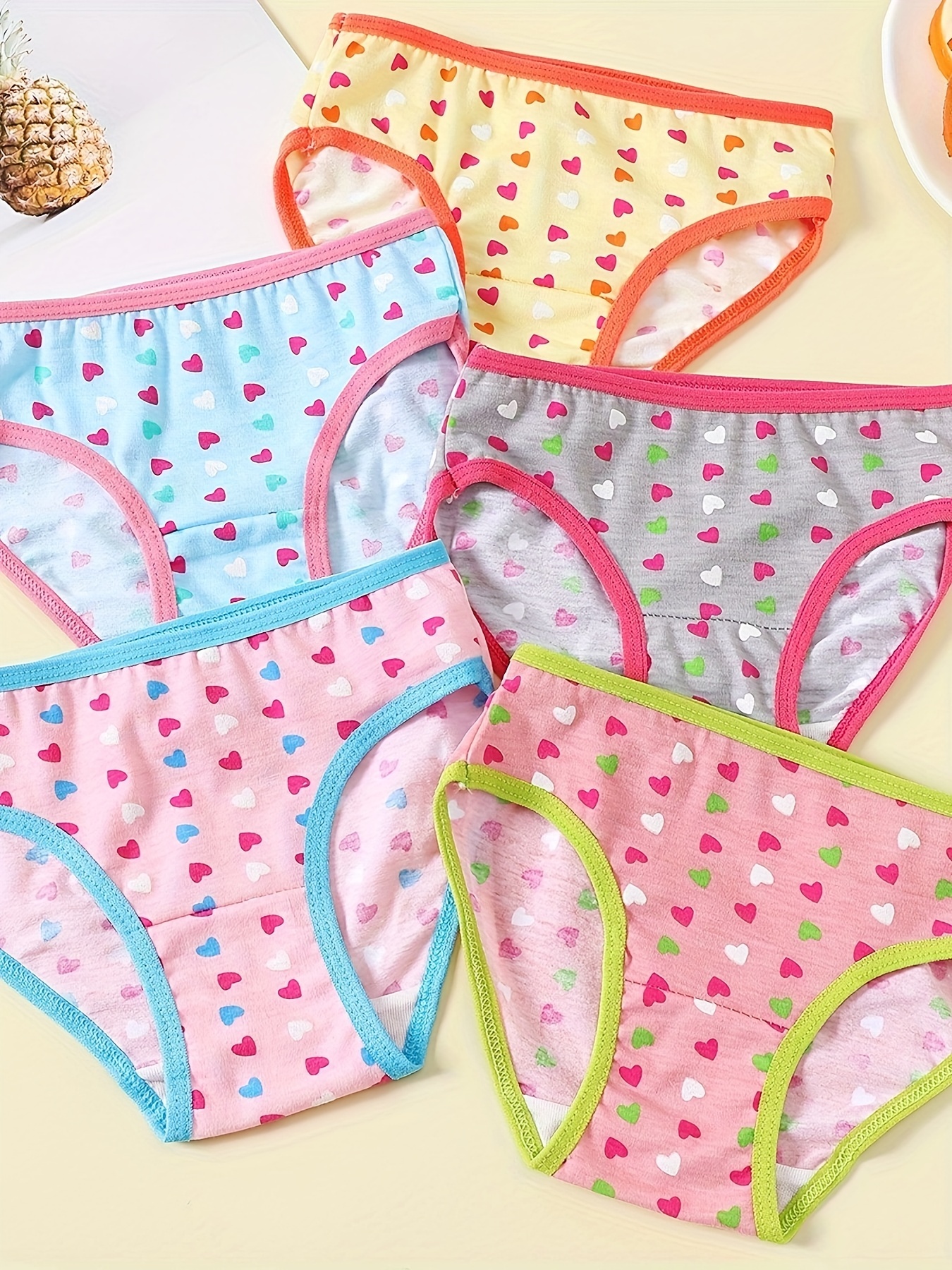 Toddler Girl's Cotton Briefs Butterfly Allover Print Panties - Temu