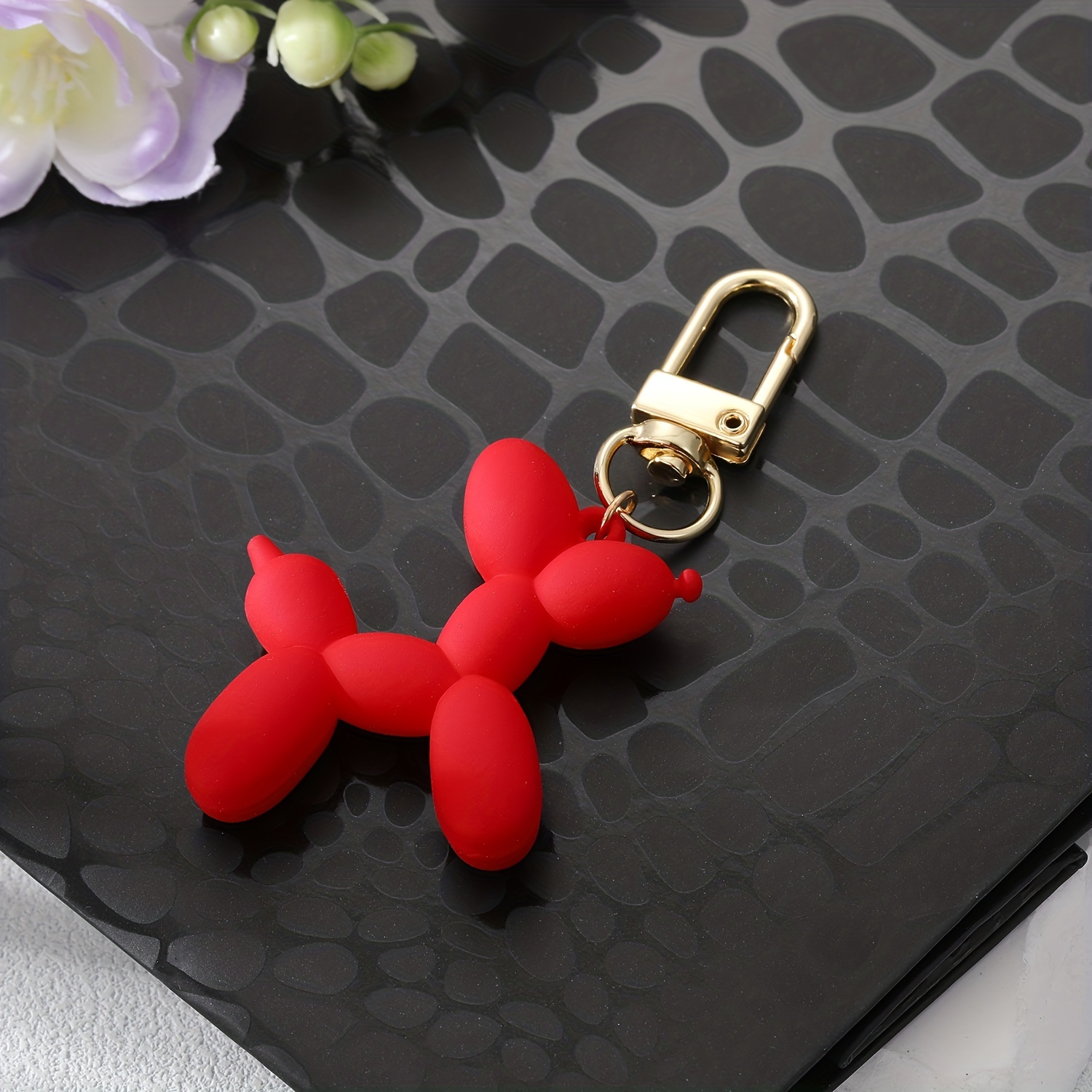 Dog Doll Charm Keychain Cartoon Keyring Keychain Bag Accessory Car Pendant  Phone Ornament - Temu