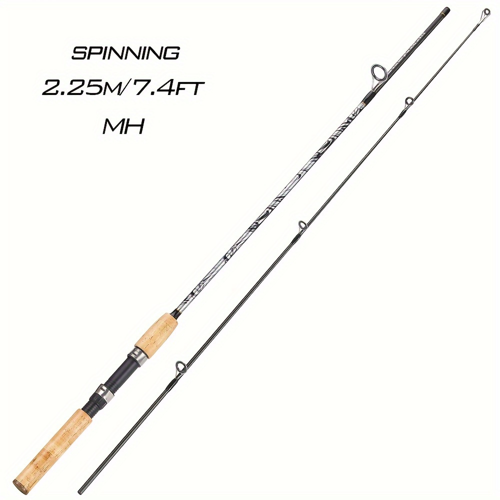 Sougayilang 2 Sections Fishing Rod Spinning Casting Fishing - Temu