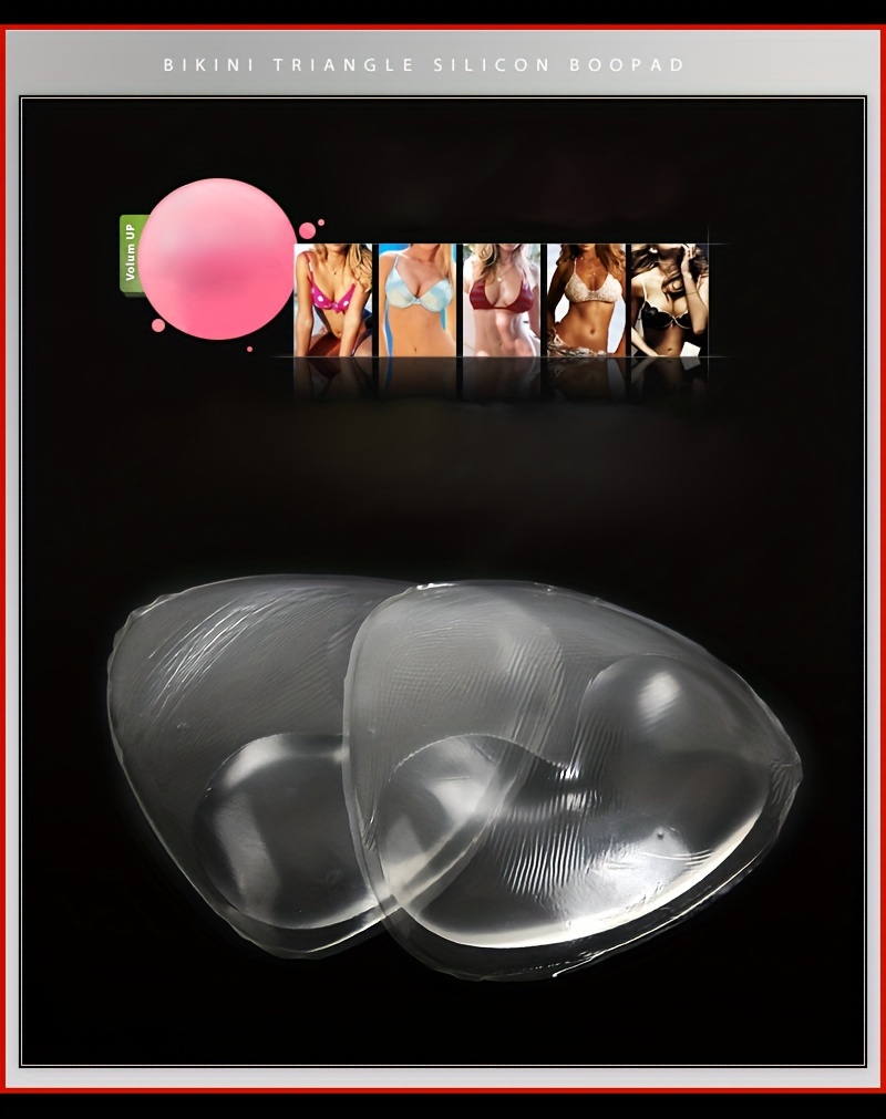 Silicone Bra Insert Pads reusable Invisible Anti convex - Temu