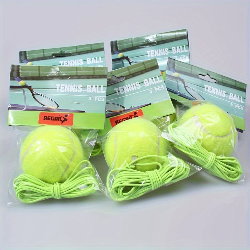 Balle de tennis avec corde REGAIL Balle d'Entraînement Tennis avec