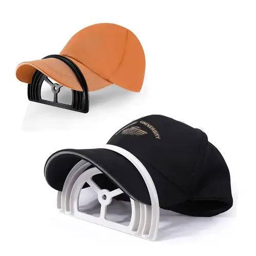 2 Pcs/pack Hat Brim Bender, Hat Shaper With Two Curve Options, No Steaming  Required Convinent For All Types Of Hats, Free Shipping For New Users