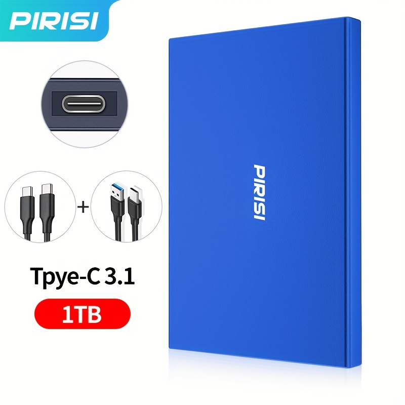 pirisi high speed usb3 0 mobile hard disk 500g computer data 1t large capacity 2t game 320g storage fast and stable transmission to send gifts to friends