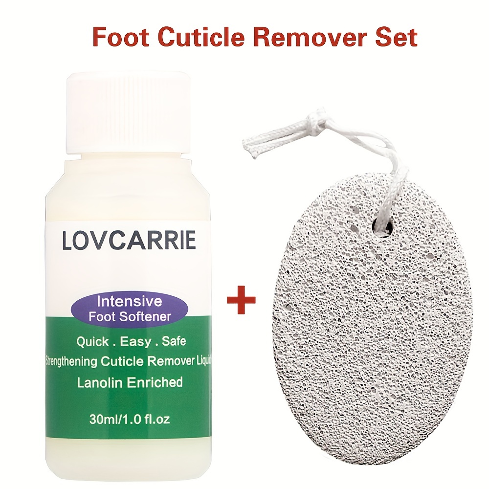 Callus Remover Gel & Pumice Stone Set for Feet & Pedicure