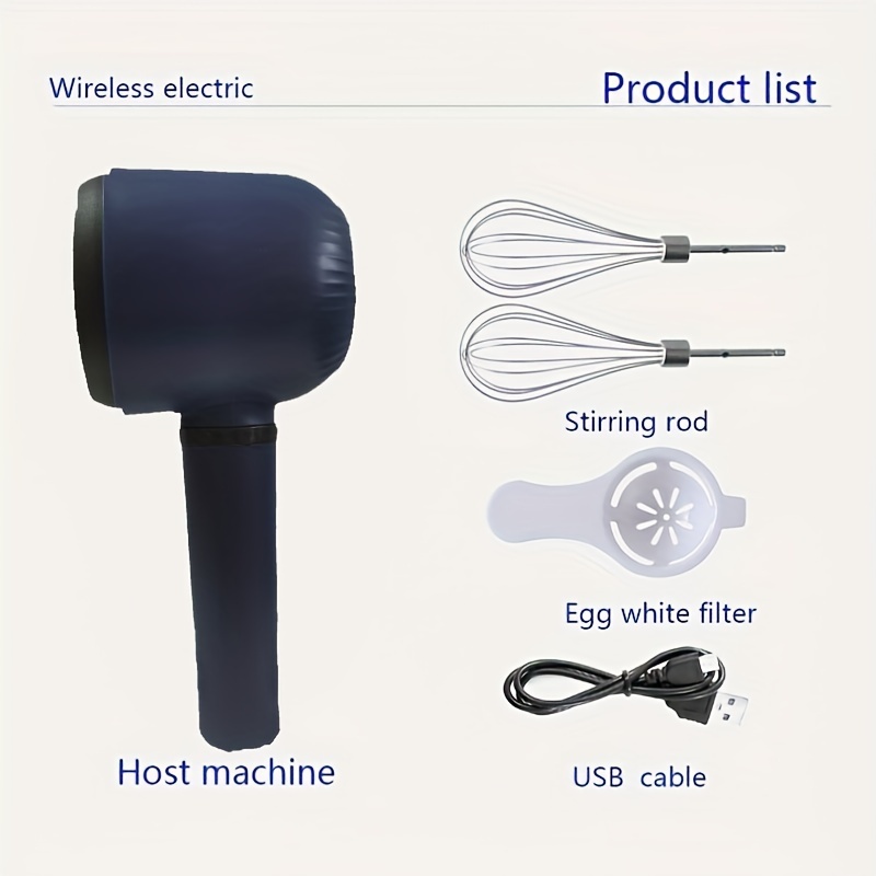 Plastic White Electric Egg Beater, For Kitchen