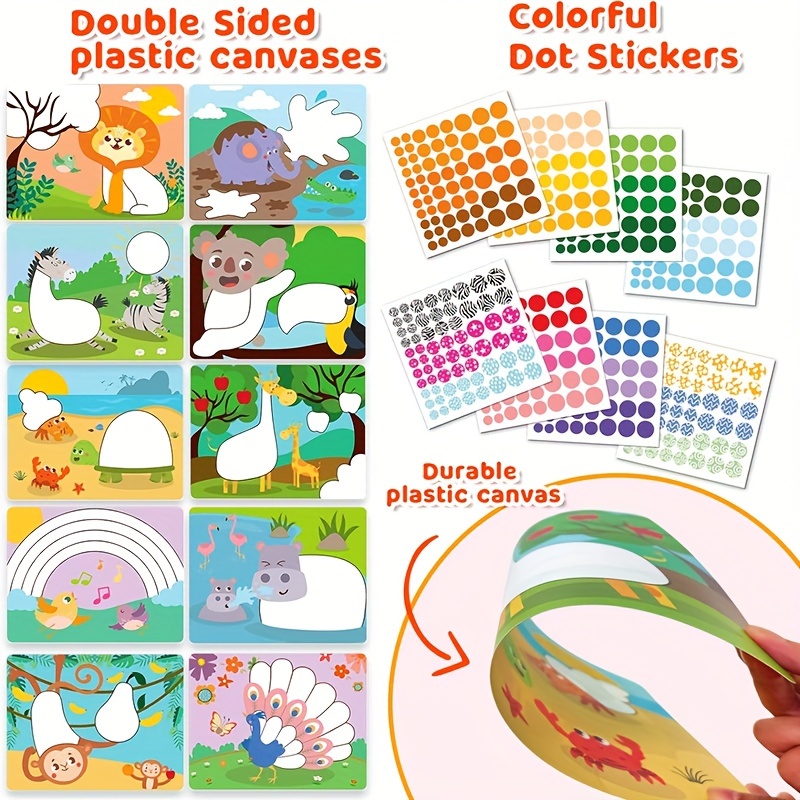 1 Pack Sticker Puzzle Art Kit Sticker Book For Kids Students Gift For