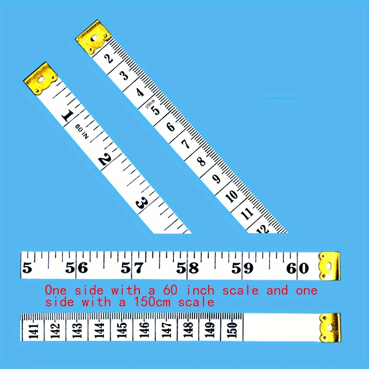 double-sided tape measure 1.5 meters measuring