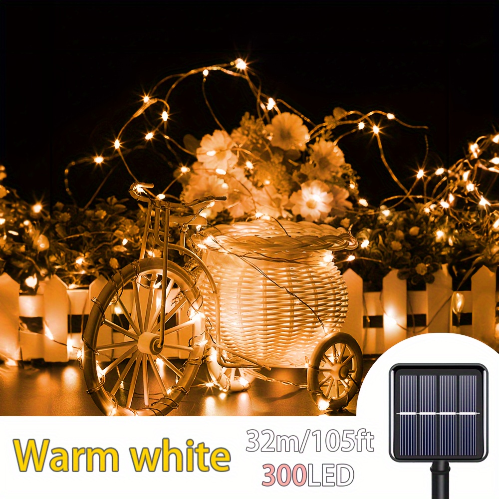 Placa Solar Flexible LYHOPE - Luces Solares De Tierra Para Exteriores, Paquete De 16 Unidades De 8 Luces LED De Disco Luces LED Solares Exterior