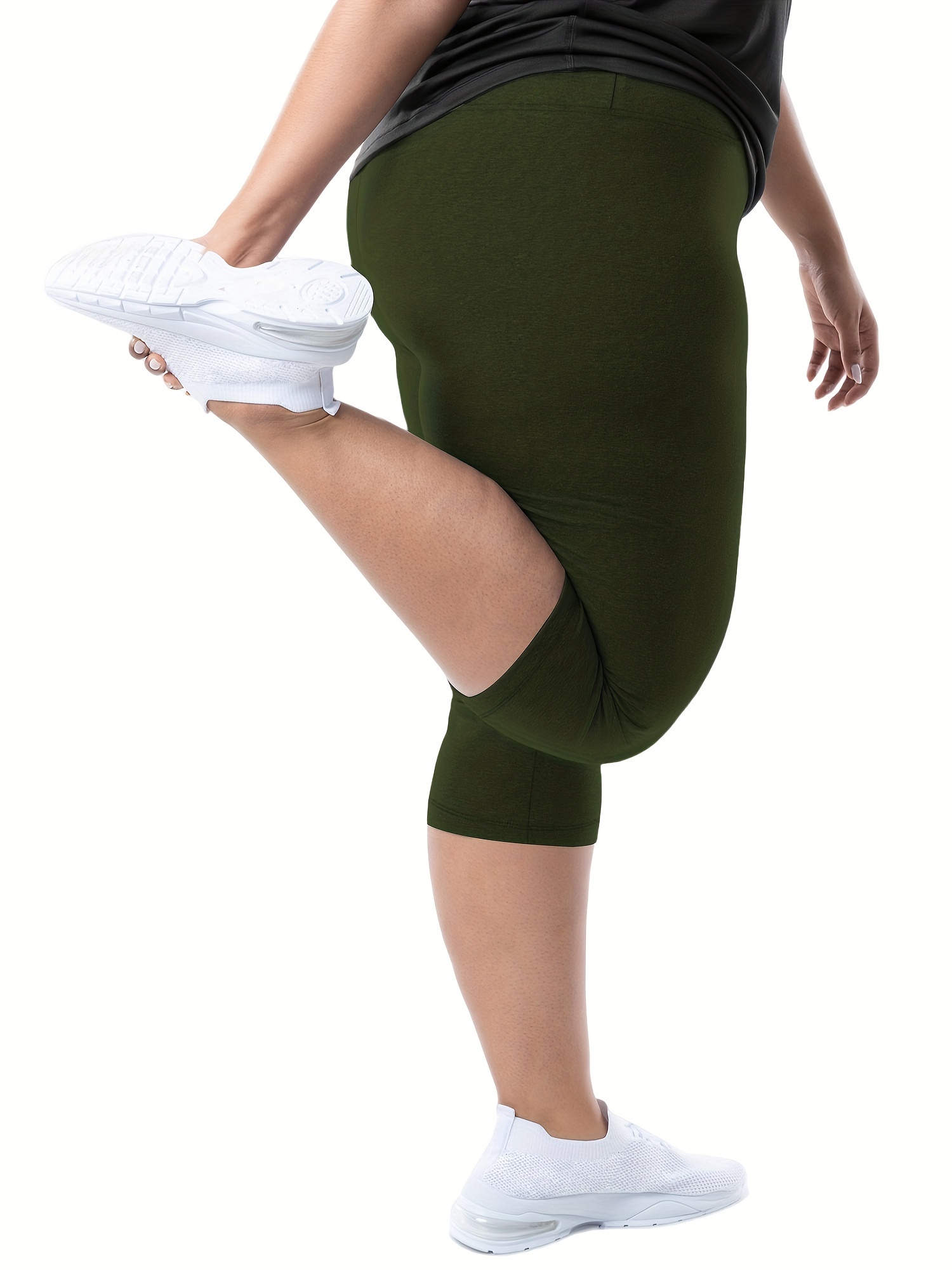 Women Pants Workout Slim Leggings Plus Size Capri Legging High Stretch  Casual Bamboo Fiber Leggings Pants Basic Leggings Women - Price history &  Review, AliExpress Seller - AZUE Global Store