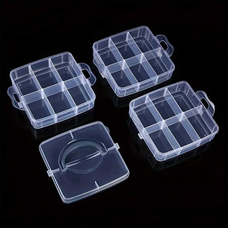 Cute Three layer Pvc Transparent Storage Box Jewelry Storage - Temu