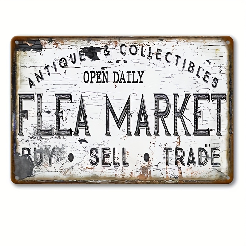 

1pc, Flea Market Vintage Metal Tin Sign, Vintage Plaque Decor, Hanging Plaque, Mental Sign, Plaque Decor Wall Art, Wall/room/home/restaurant/bar/cafe/door/garage Decor