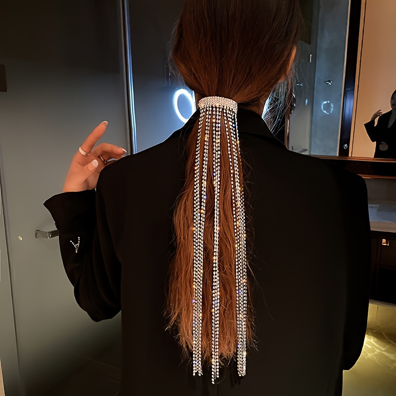 A Japanese-style Korean-style Long Tassel Hair Clip