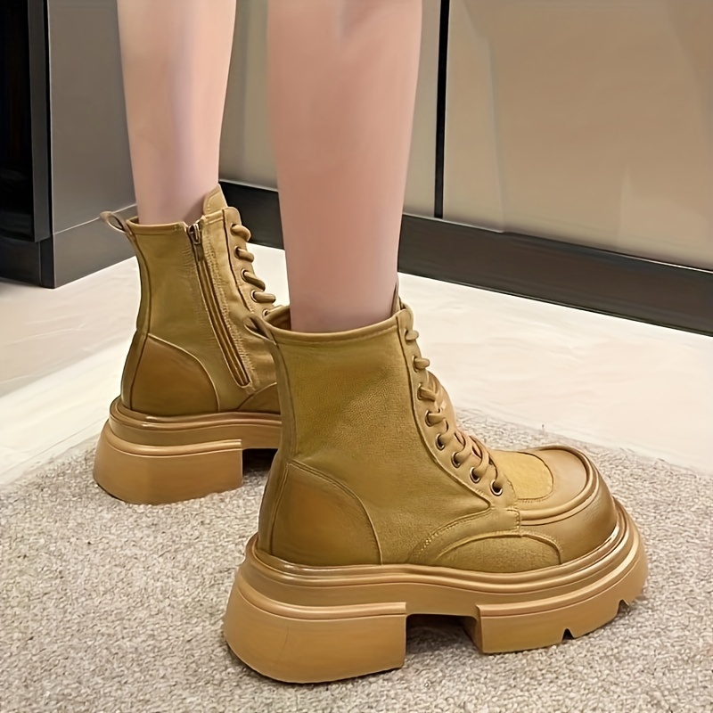 Women Ankle Boots Platform Creepers