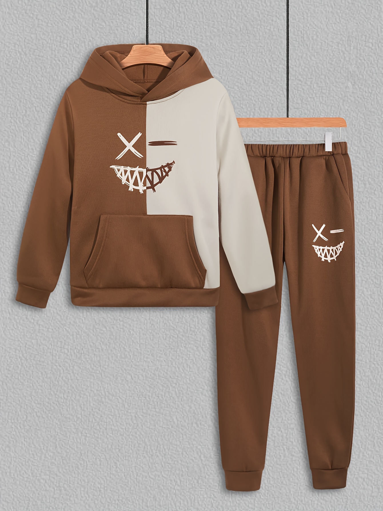 Hoodie and track online pants