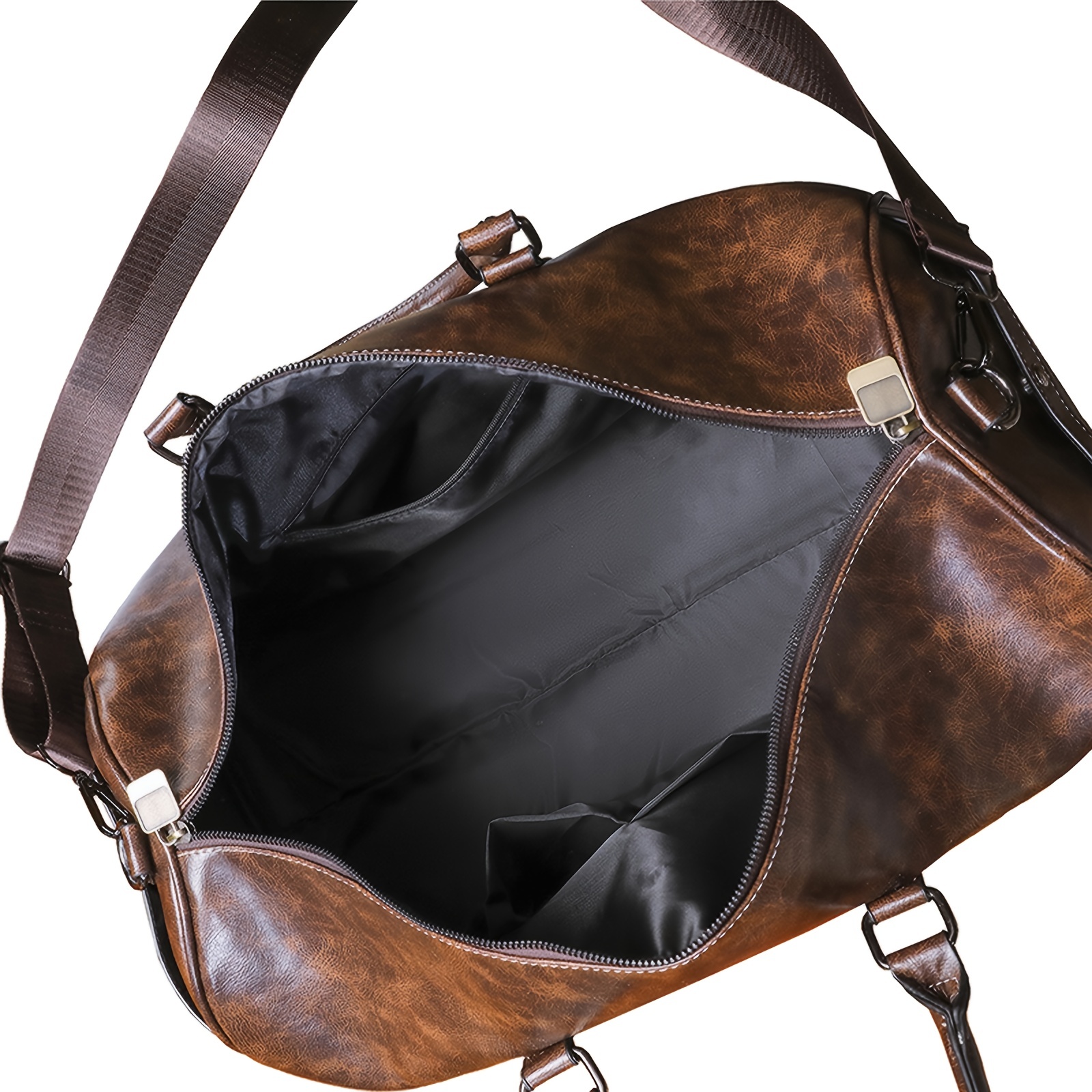 Bolsos Viaje Cuero Pu Calidad Hombre Bolso Equipaje Mano - Temu