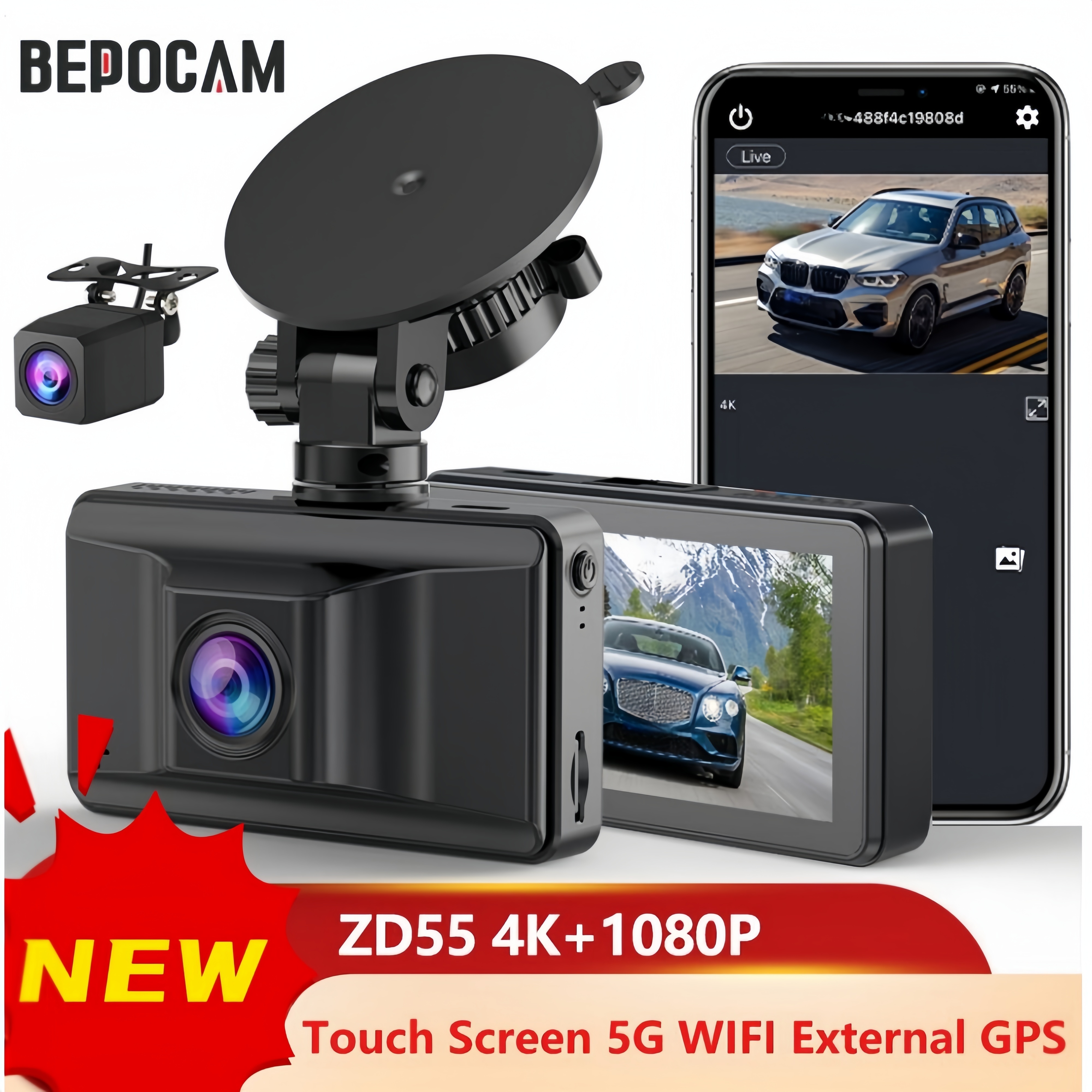 Car DVR WiFi Dash Cam Front And Rear View Camera 1296P Driving Video  Recorder 24 Hours Parking Monitor Night Vision Black Box - AliExpress