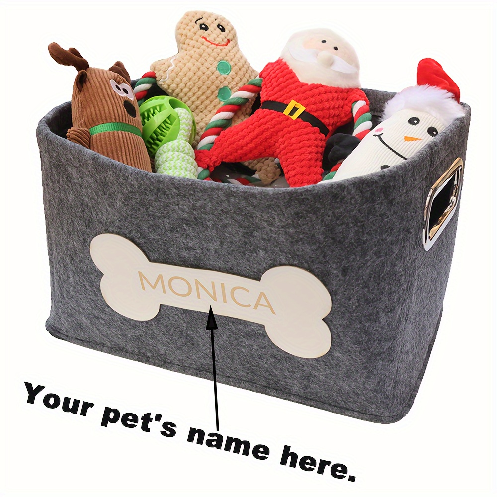 Pet Toys, Custom Dog Name Bone, Personalized Dog Toys, Stuffed Felt Dog  Bone, Dog Name Bone, Dog Toys, Custom Dog Accessories