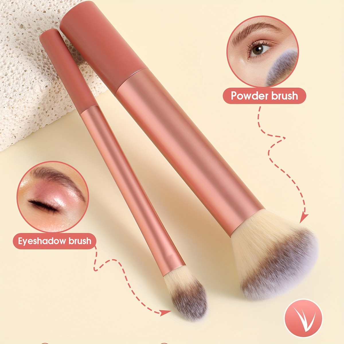 2pcs/set Soft Blending Brush For Makeup