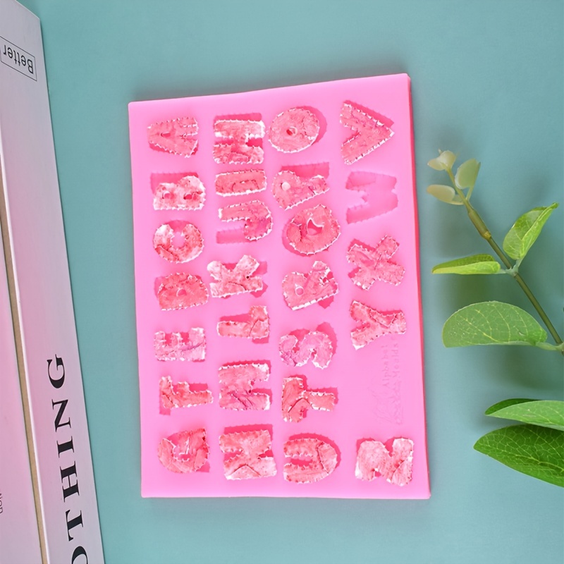 26 English Alphabet Silicone Mold Diy Crystal Glue Letter Mold 26  Individual English Alphabet Abcdefghijklmnopqrstuvwxyz Mold - Temu Japan