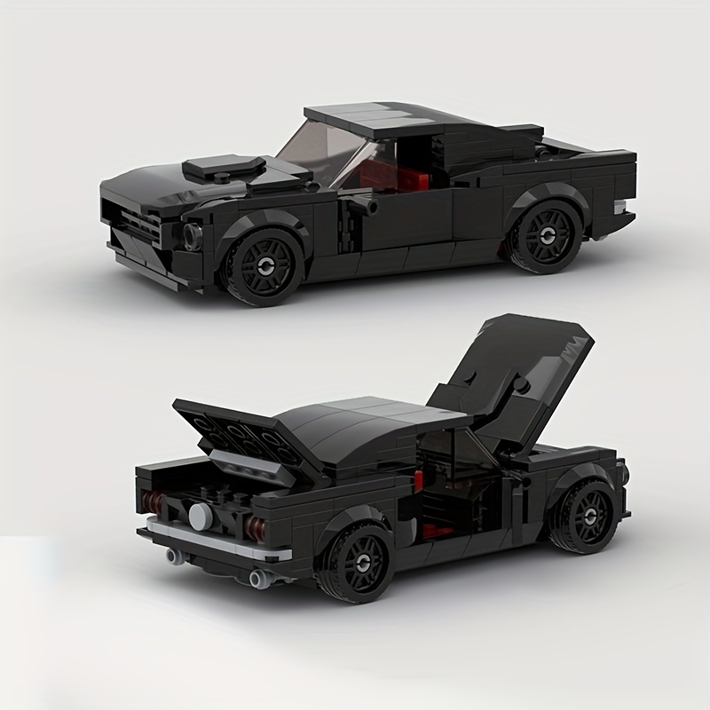 

289pcs Blacks Classic Car Assemble Model Building Blocks, Bricks Racer Vehicle, Christmas Present, Toy Gifts