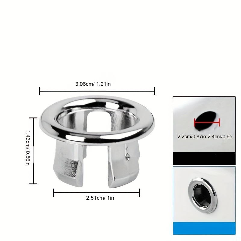 Comprar 4 Uds. Tapa de desbordamiento de agujero de fregadero de