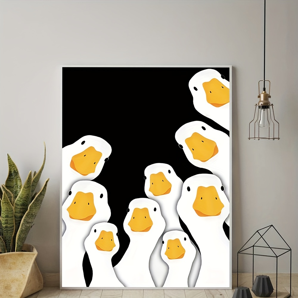 Elephant Baby & Duck Baby Animal Art Poster Print Picture 20x30Inch :  : Home