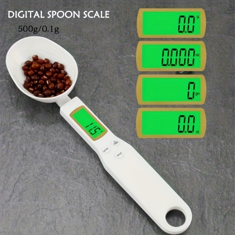 Accumeasure Digital Kitchen Scale Spoon Lcd Display 0.1g - Temu