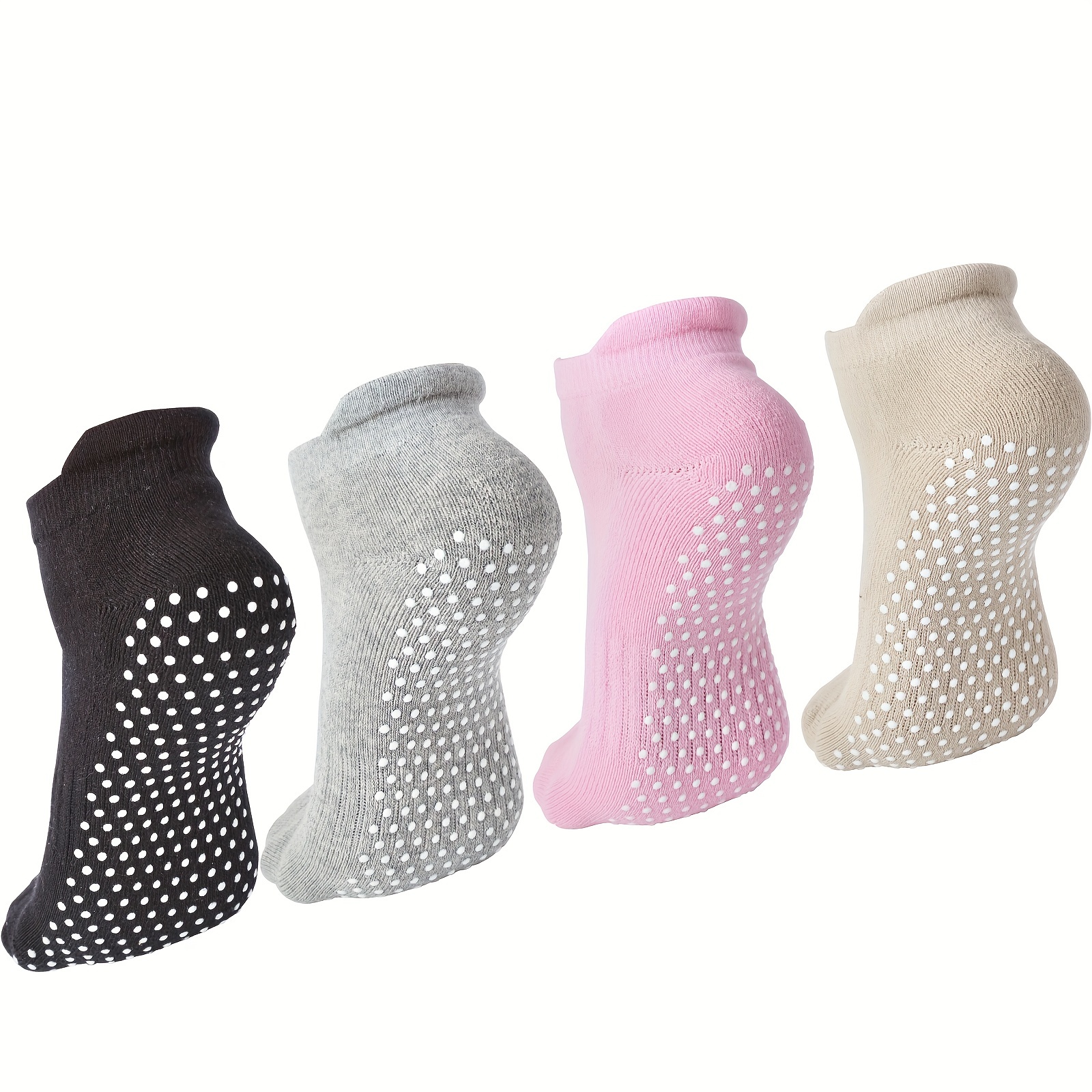 8 Pairs Kids Non Slip Socks Grip Socks Athletic Yoga Socks for Boys Girls  Pilates Dance Yoga Gym Hospital