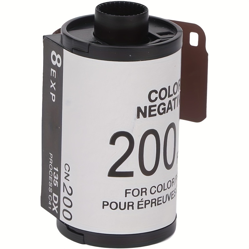 35mm Color Film, 200‑250 Professional Color Print 35mm Film, Wide Exposure  Range ECN 2 Process Colour Print Camera Film for 135 Camera, High Contrast