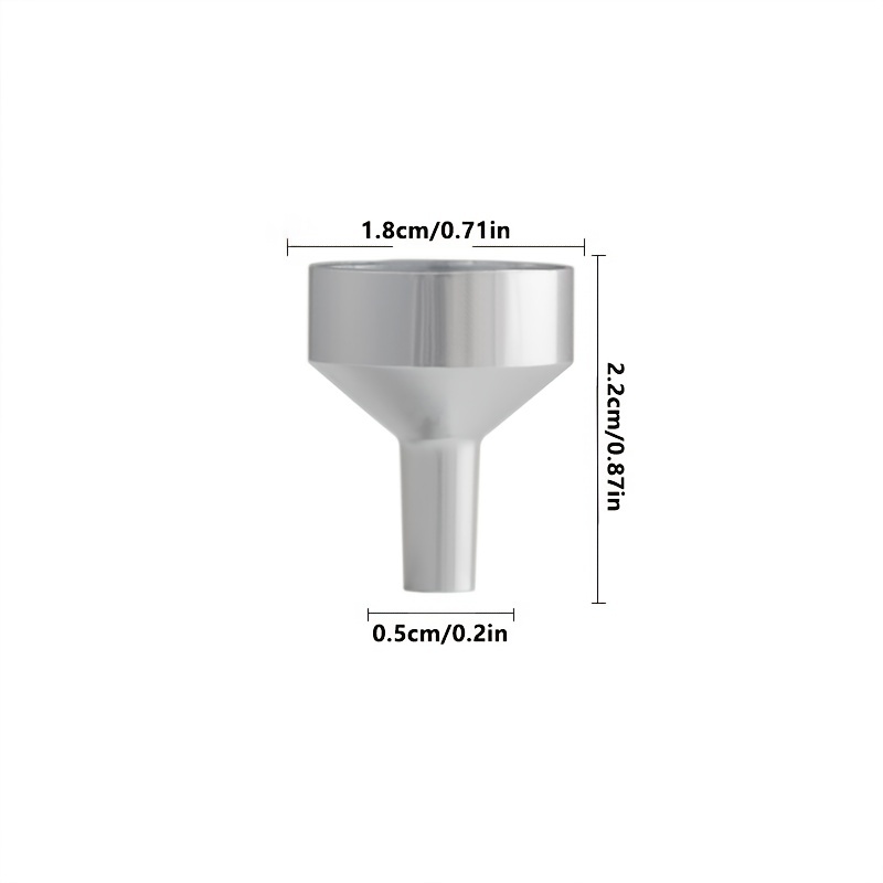Mini Metal Funnel for Filling Small Bottles Transfer Liquid Refill Perfume Tool