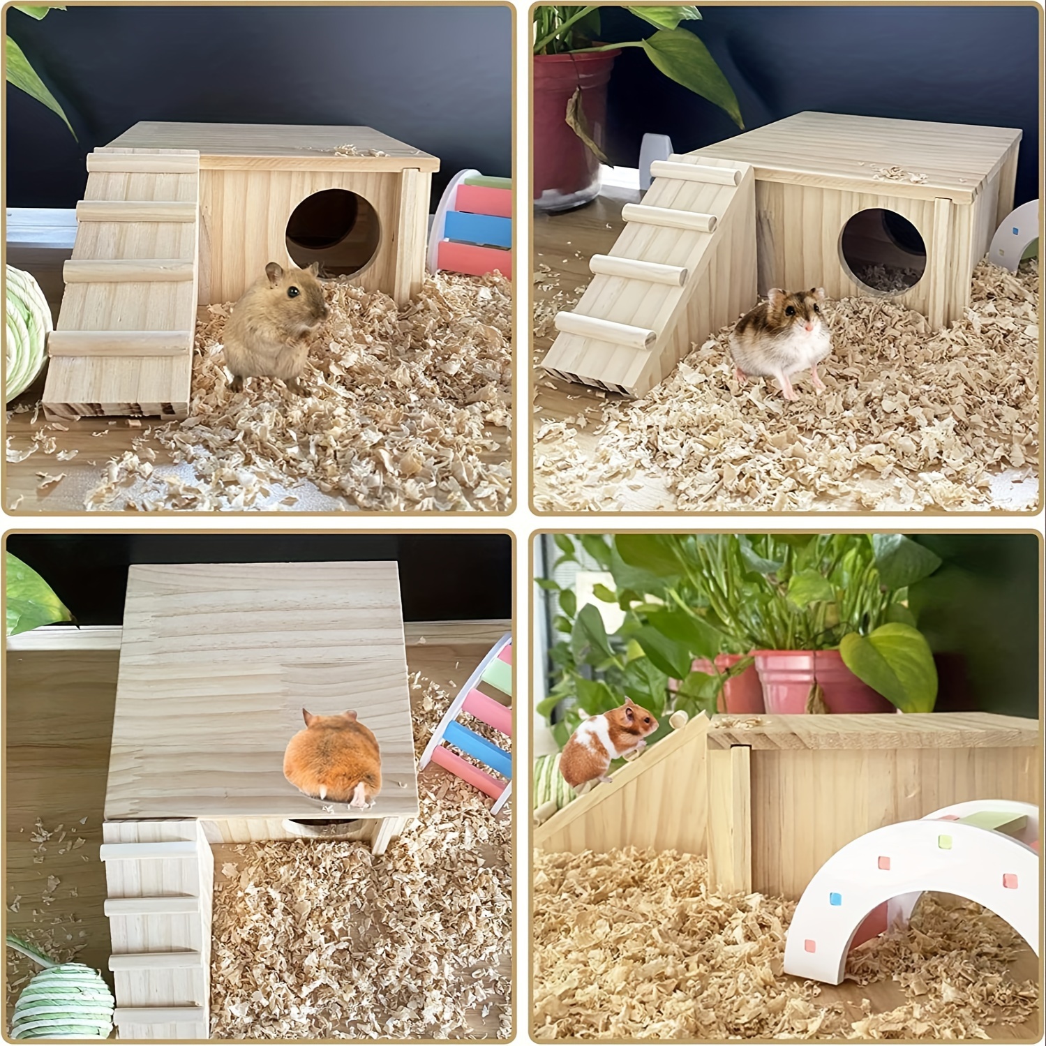 Luxury best sale hamster house