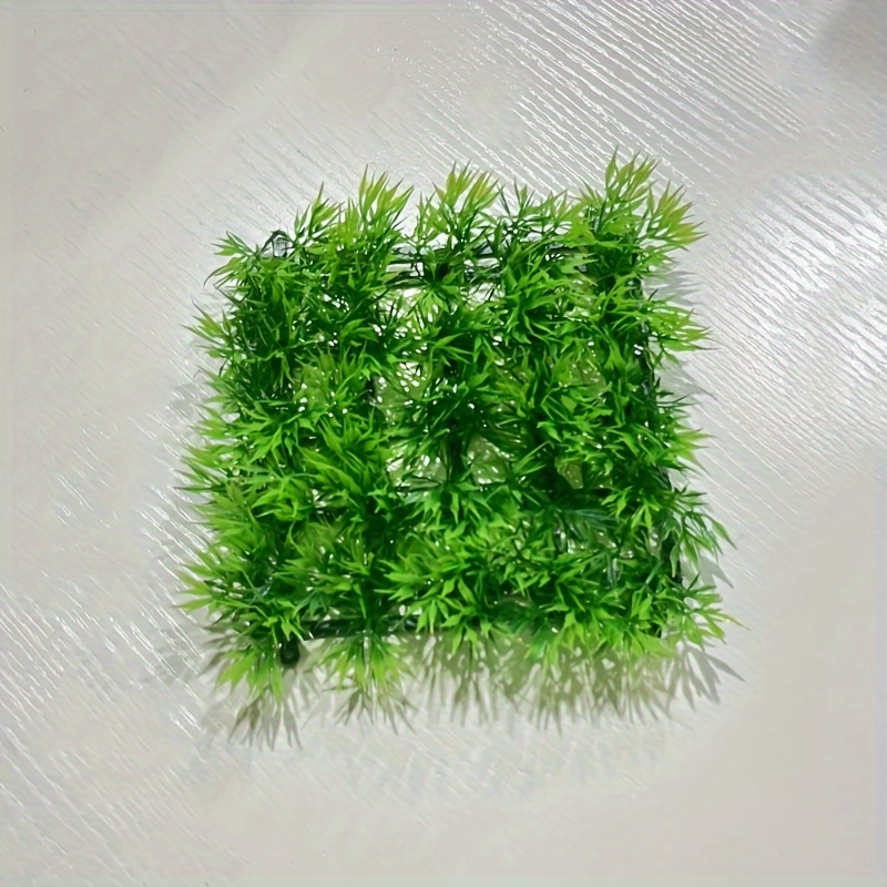 Artificial Grass Aquarium Water Lawn Ornament Aquatic - Temu