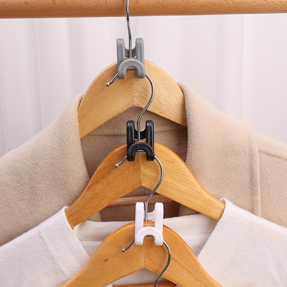 Clothes Hanger Connector Hooks Clothes Matching Cascading - Temu